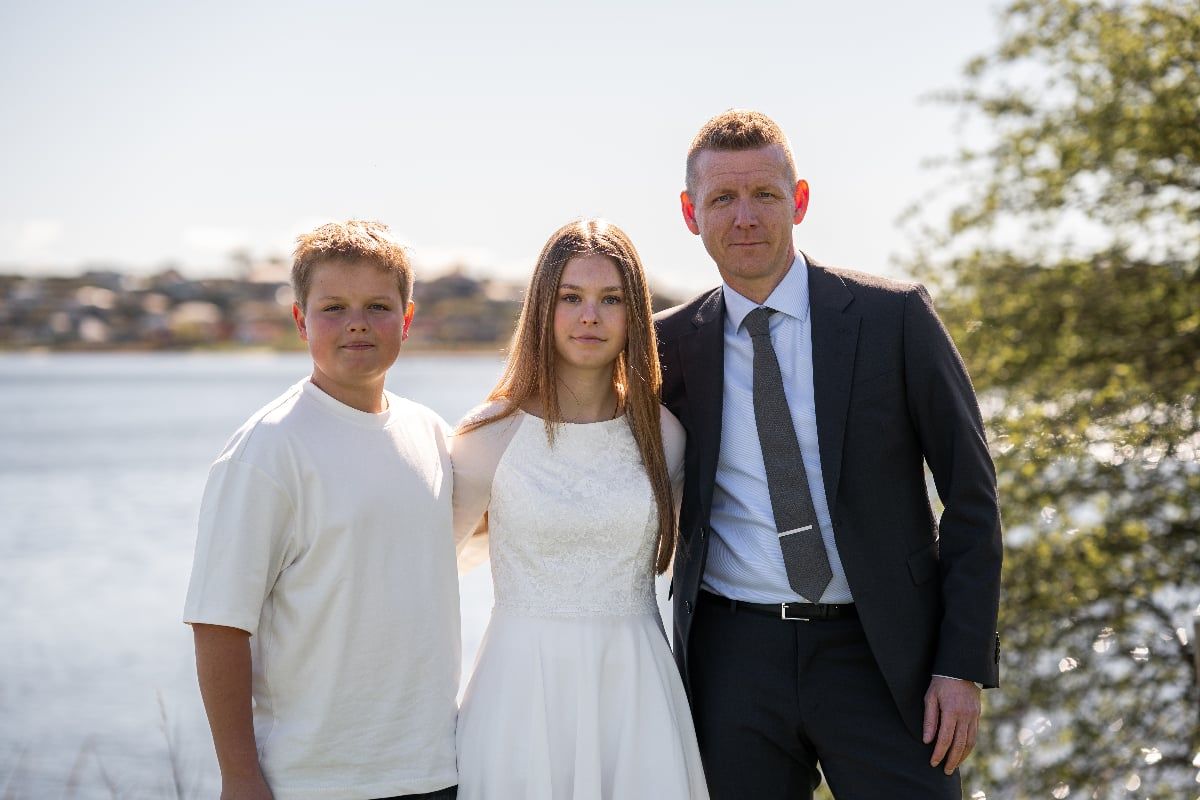 Familien Bonde samlet